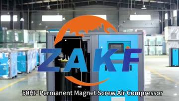 50HP Permanent Magnet Variable Frequency Screw Air Compressor