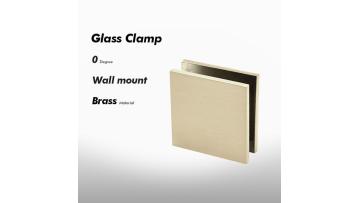 SVA-B022C-50 Solid Brass Shower Glass Door Clamp Clip