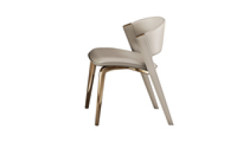 Wedding Ergonomic Leather Luxury Living Room Hotel Restaurant Home Furniture Metal Stainless Steel Dining Chair1