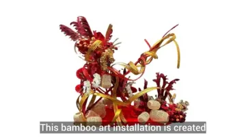 Handwoven Bamboo Wedding Decoration for Event Display and Venue Decor1