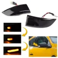 LED Dynamic Turn Signal Light Side Mirror Blinker Indicator Light For Renault Megane MK3 Scenic Fluence Latitude Safrane