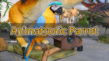 animatronic parrot