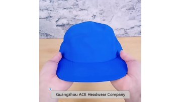 Wholesale Camper Hat Custom Fast Dry Nylon Waterproof  5 Panel Camper Hats Running Cap for Men Women1