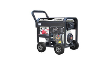 8KW 10KVA 35mm square tube 25L fuel tank 10h running time 10inch wheels 100% copper alternator diesel generator1