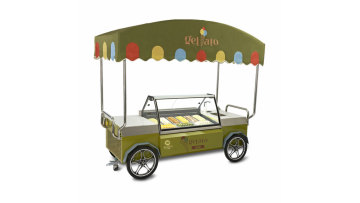 Sale Trailer Mobile Food Electric Three-Wheel Refrigerator Generator's Centerpiece  Refrigerator Freezer Ice Cream Trucks1