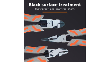 Orange and black wire cutters