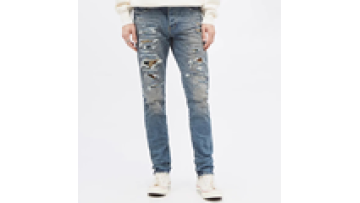 Custom Made Skinny Baggy Designer Stretchy Slim Fit Colored Acid Wash Jeans for Men1