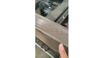 The dump truck is made of thick and solid material