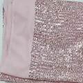 shaoxing polyester mesh fabric lace fabrics 5 yards african sequins fabric for dress