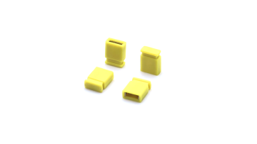 2.54 Fireproof Yellow Short Circuit Cap