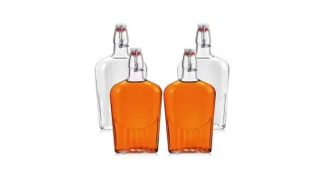 17oz Clear Swing Top Glass Bottle for Juice Water Kombucha Wine Beer Brewing1