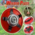 Universal Multi-functional Trimmer Head for Lawn Mower Garden Tool Parts Brush Weed Cutter Blades Steel Hedge Grass Trimmer Head