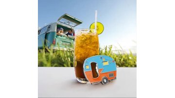 Bottle Opener Magnetic with Fridge Magnets Sticker,RV Camper Bottles Opener Caravan Bottle Beer Opener with Fridge Magnet Unique1