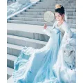 Tang Dynasty Ancient Costume Hanfu Dress Women Folk Dance Clothing Chinese Traditional Fairy Princess Dresses Stage Performance