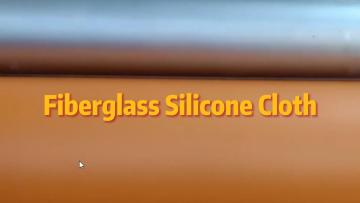 Yellow double-sided silicone cloth