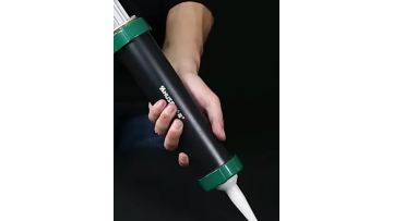 Green and black glue gun