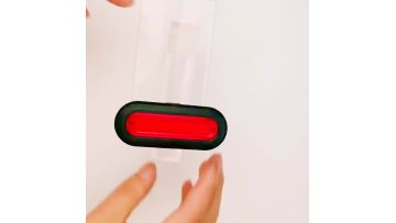 ABS Material High Quality USB Rechargeable COB LED 6 Modes Red Bicycle Tail Light Bike Rear Light1