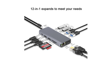 E03 12 in 1 docking station