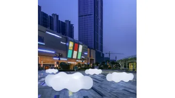 Stylish Luminous Square Outdoor Seating Bench for Gardens1