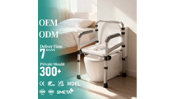 300lbs  Bearing Mobile Toilet Seat for Elderly and Pregnant Women No Drilling Required for Installation Antislip Commode Chair1