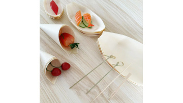 Disposable wooden tableware