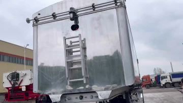 45 Cubic Aluminium alloy Tipper Semi Trailer