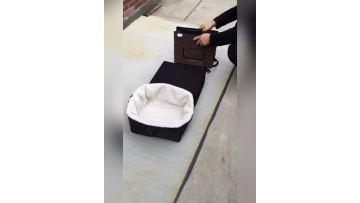 3-1 New Design Foam Pet Bed Pet Car Seat Booster for Small Dogs and Cats Booster Seat1