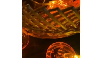 LED Halloween 3D Pumpkin Ghost Pine Cone String Light Remote Control Waterproof Outdoor1
