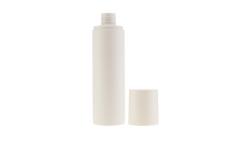 200 ML Matte White Cylinder PET Bottle With Hood
