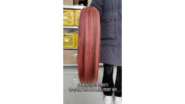 Top quality 180% 200% 250% density human hair full frontal lace wigs human hair lace front custom OP4/Pink Highlight HD lace wig1