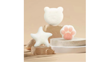 Organic Baby Konjac Body Brush Sponge - Natural Exfoliating Bath Tool1