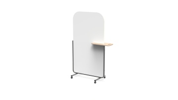 Soundproof PET Acoustic Solution Office Acoustic Whiteboard Flow Acoustic Partition Mobile Writing Board