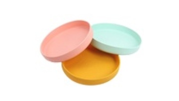 Dog and cat feeding bowl pet silicone reusable outdoor portable drinking water feeding slow food bowl1