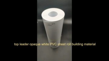 opaque white PVC sheet roll building material
