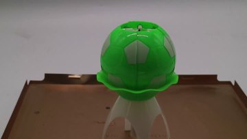 Green Football Birthday Candle.MP4