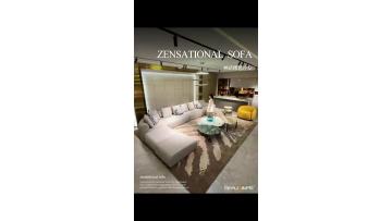 Zensational sofa, a masterpiece of Versace furniture design.