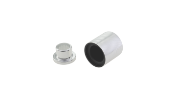 FEA15 Shiny Silver Magnetic Perfume Bottle Cap