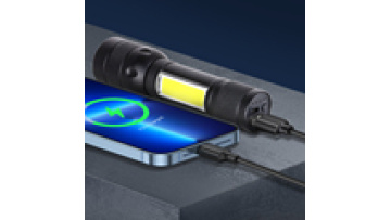 Hot LED COB led USB Micro Flashlight Zoomable Portable Mini Rechargeable Torch Light Flashlight1