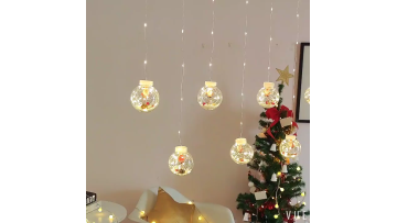 LED Christmas Fairy String Light Festival Decorative Copper Wire Wishing Ball Curtain Holiday Party Wedding Light1