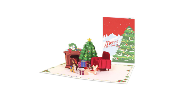 Pop Up Christmas Scene Card