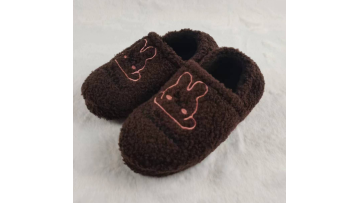 teddy velvet indoor shoes for kids