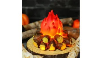 Cozy Electric Campfire Light for Halloween and Christmas Decorations1