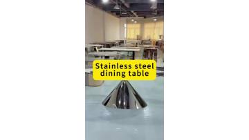 Stainless steel dinning table