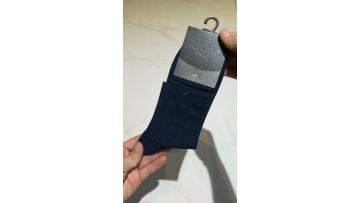 Men's crystal silk mid-calf socks