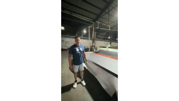 Customer inspection of orders Aluminum door
