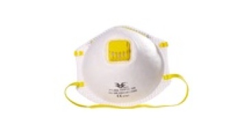 Round Shaped Collapse Resistance High Filterability Respirator With Square / Round Plastic Valve1