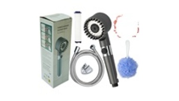 Modern Rainfall Showerhead with ABS Plastic Chlorine Filter for Bathroom Use1