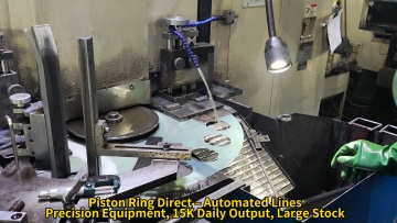 Piston Ring Direct – Full Production Process, 1M+ Daily Output, Large Stock for Global Supply