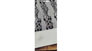 Black gold lurex lace fabric latest cheap quality african lace soft touch1