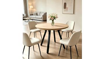 BR-24DT101 round dining table